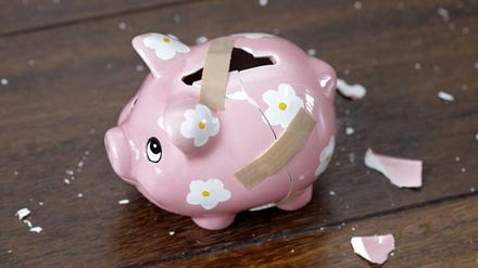 Kein Geld: Am Ende droht die Insolvenz.  