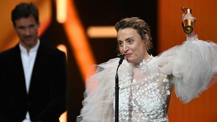 Maren Eggert wurde für ihre Rolle in „Ich bin dein Mensch“ ausgezeichnet.