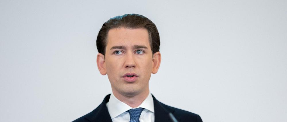Österreichischer Kanzler Sebastian Kurz 