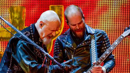 Andy Sneap (r.) und Rob Halford von Judas Priest beim Wacken Open Air.