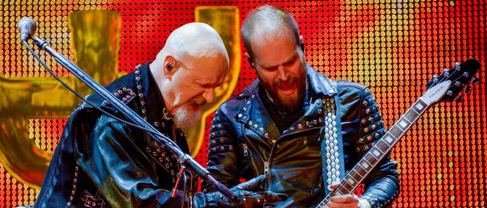 Andy Sneap (r.) und Rob Halford von Judas Priest beim Wacken Open Air.