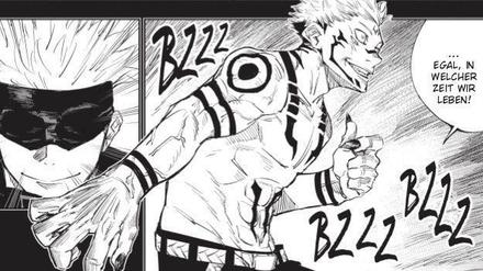 Inspiriert von „Naruto“ und „Bleach“: Eine Szene aus „Jujutsu Kaisen“.