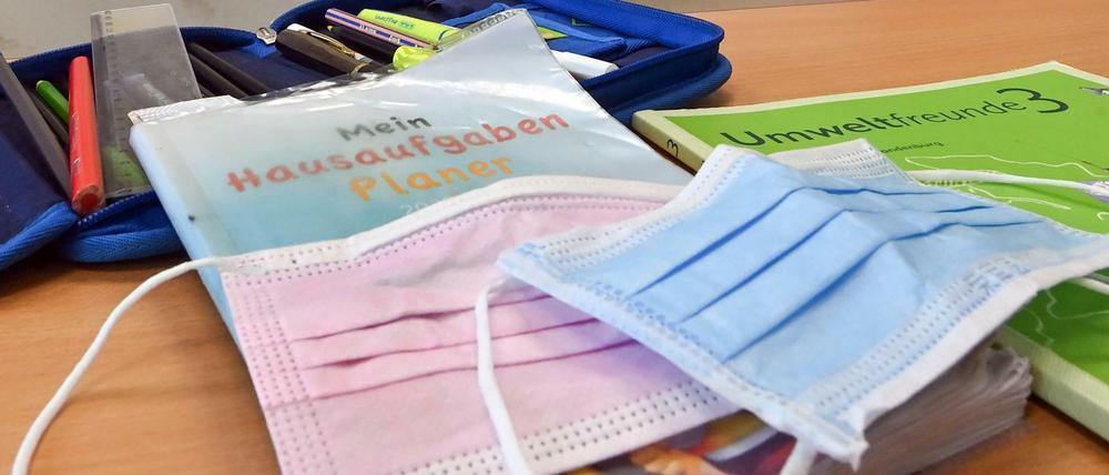 Die Maskenpflicht war eine an den Schulen schon alltägliche Schutzmaßnahme.