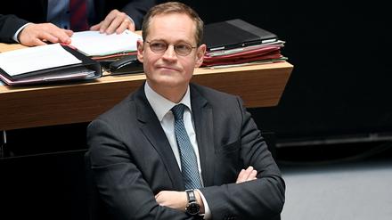 Michael Müller (SPD), Regierender Bürgermeister von Berlin, nimmt an der 23. Sitzung des Berliner Abgeordnetenhauses teil. Wie steht er zu einer Fortführung von Rot-Rot-Grün?
