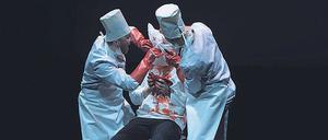 „Woyzeck“ inszeniert von der Theatergruppe Kupalaŭcy. 