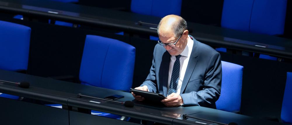 Olaf Scholz, möglicher nächster Kanzler. Geht die Regierungsbildung mit KI schneller?