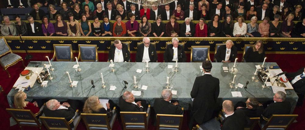 Die Jahressitzung der Schwedischen Akademie im Jahr 2011