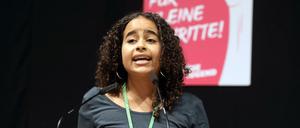Sarah-Lee Heinrich, neue Bundessprecherin der Grünen Jugend.
