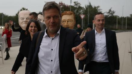 Grünen-Chef Robert Habeck sagt: „Scheitern ist eigentlich keine Option.“