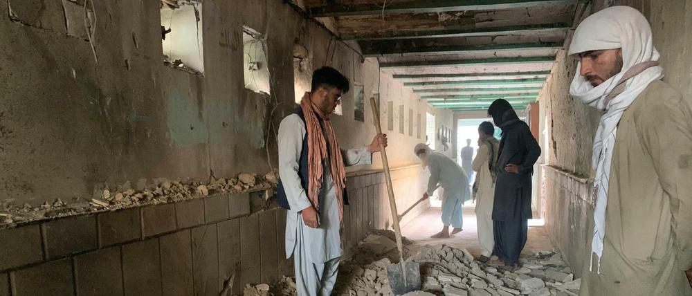 Bei dem Anschlag auf eine schiitische Moschee im südafghanischen Kandahar waren am Freitag 47 Menschen ums Leben gekommen.