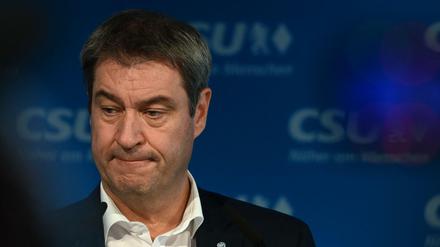 CSU-Chef Markus Söder (am 6.10.2021 in München ) 