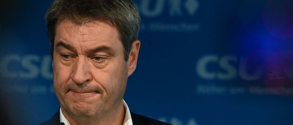 CSU-Chef Markus Söder (am 6.10.2021 in München )