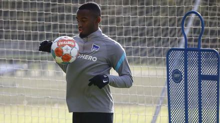 Herthas Myziane Maolida trainiert wieder mit der Mannschaft.