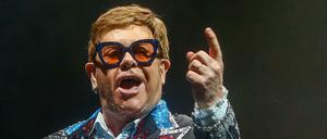 eiElton Johb einem Auftritt 2019 in Madrid