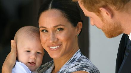 Meghan, Harry und Archie.