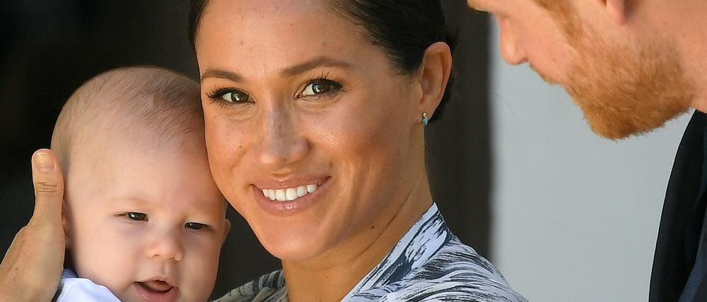 Meghan, Harry und Archie.