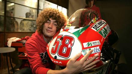 Die Startnummer 58 sollte Marco Simoncelli immer Glück bringen.