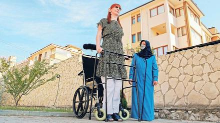 Rumeysa Gelgi mit ihrer Mutter