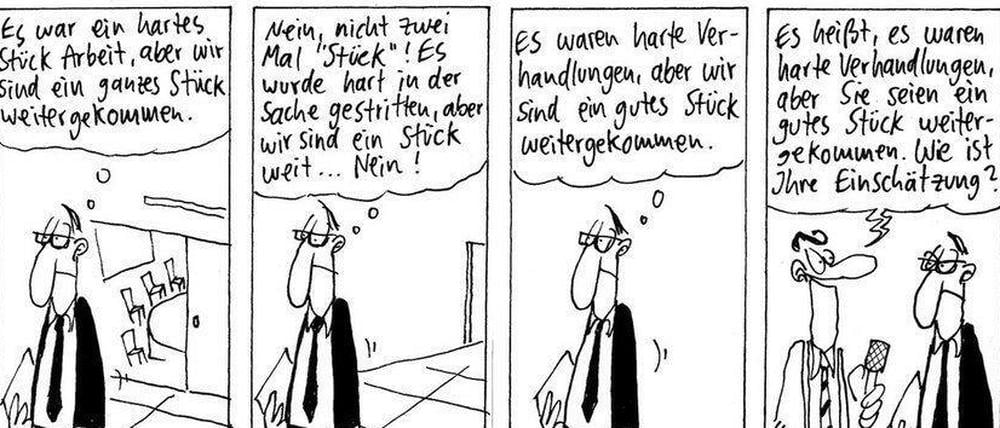 Ein Comic-Strip von Hauck & Bauer.