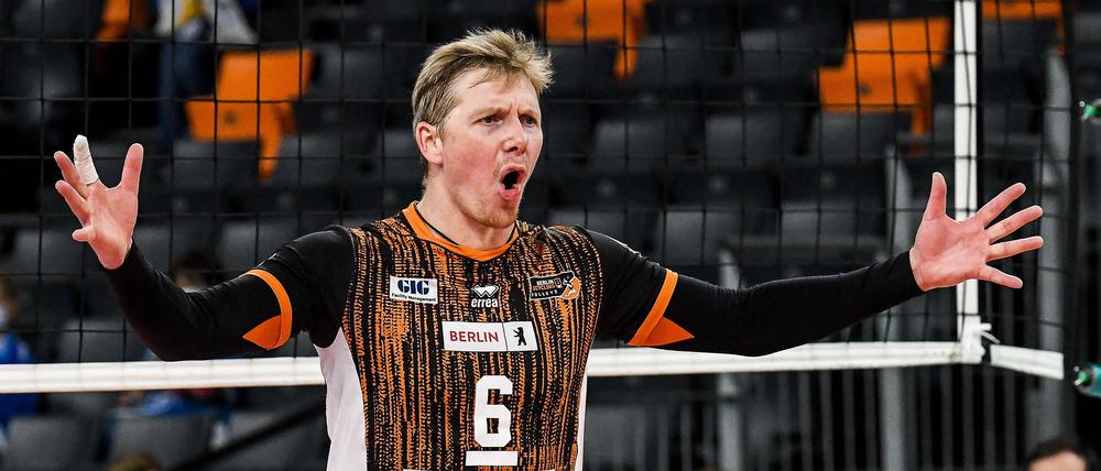 Beim Spiel gegen Friedrichshafen zeigte Zuspieler Sergej Grankin überragende Leistungen.