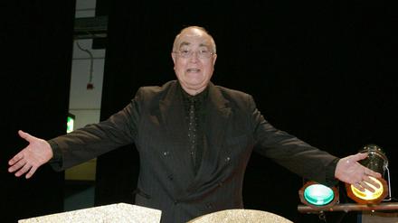 Schauspieler Ludwig Haas 2005 bei der 1000. Folge der "Lindenstraße".