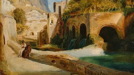 Lichtzauber. Carl Blechens Ölgemälde „Das Mühlental bei Amalfi nach 1830“ zeigt seine Begabung für sommerliche Motive.
