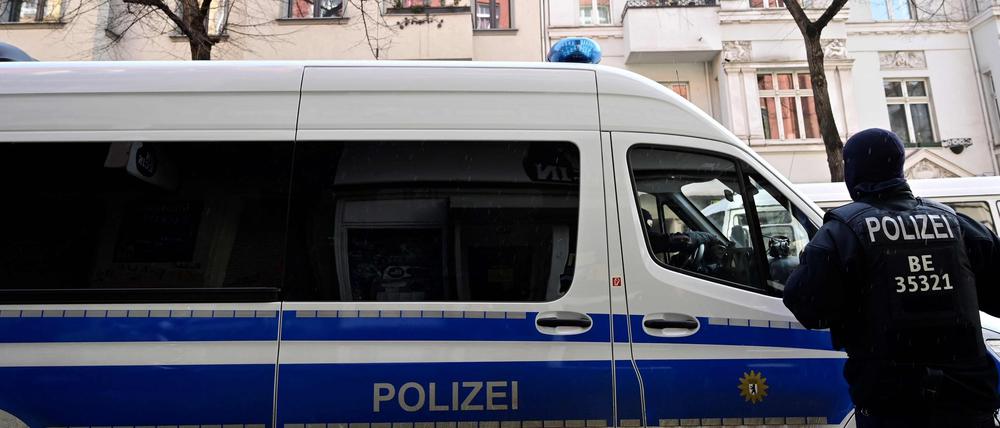 Razzia in Berlin im Februar 2021 (Archivbild).