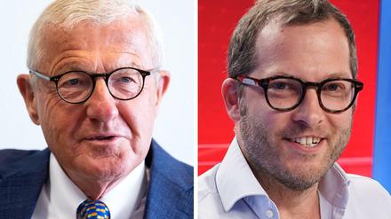 Zeitungsverleger Dirk Ippen (l.) hatte die Investigativ-Recherche gestoppt, in der "Bild"-Chef Julian Reichelt nicht gut wegkommt.