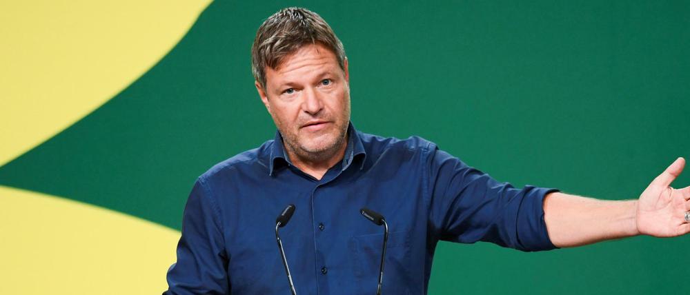 Der Grünen-Vorsitzende Robert Habeck steht mit seiner Partei vor großen Herausforderungen.