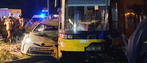 Schwerer Unfall in der Landsberger Allee.