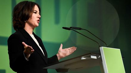 Annalena Baerbock spricht Klartext in Richtung Russland.