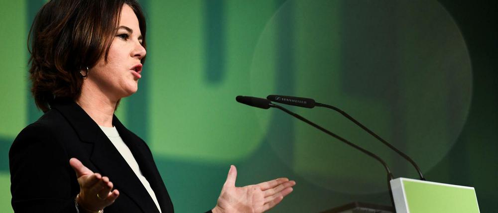 Annalena Baerbock spricht Klartext in Richtung Russland.