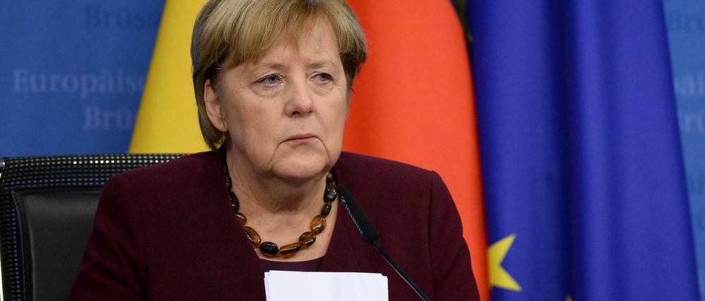 Ab Dienstag nur noch geschäftsführend im Amt: Kanzlerin Angela Merkel. 