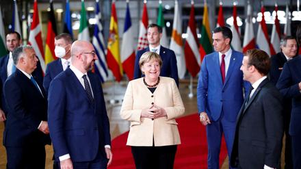 Abschied von der EU: Angela Merkel bei ihrem wohl letzten Gipfel in Brüssel 