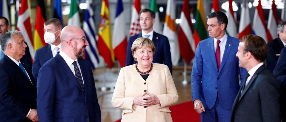 Abschied von der EU: Angela Merkel bei ihrem wohl letzten Gipfel in Brüssel