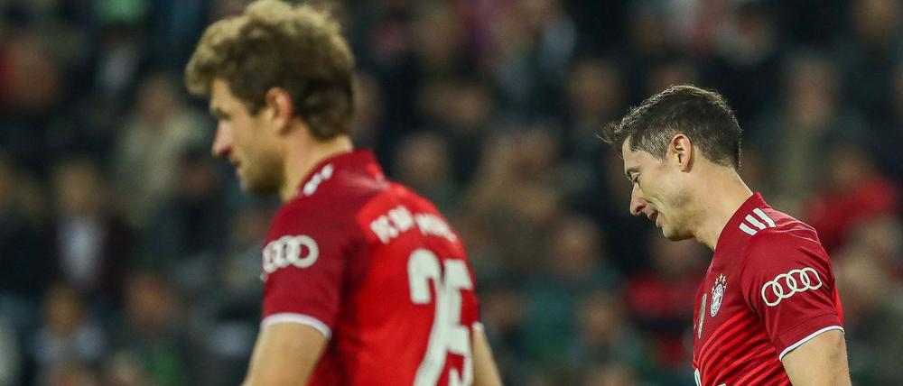 Mia san mia? Thomas Müller und Robert Lewandowski.