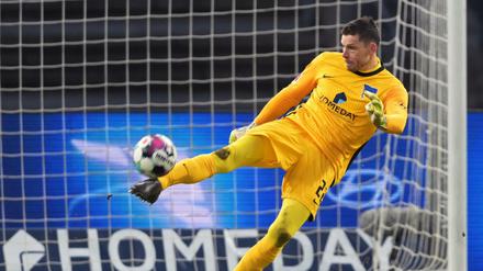 Torwart Rune Jarstein von Hertha BSC hat eine Covid-19-Erkrankung mit folgender Herzmuskelentzündung überstanden.