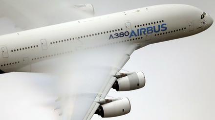 Ein Airbus A380 (Symbolbild)