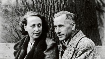 Dem Bombenkrieg entronnen. Gretha und Ernst Jünger 1947 im niedersächsischen Kirchhorst, unweit von Hannover.