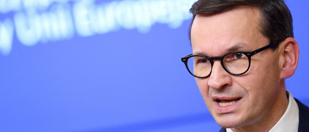Polens Regierungschef Mateusz Morawiecki.