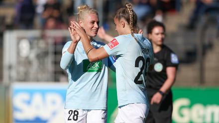 Im Achtelfinale im DFB-Pokal empfangen die Potsdamerinnen den 1. FC Köln.