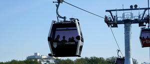 Schluss mit Gondelei. Die Marzahner Seilbahn schwebt so langsam in die Winterpause.