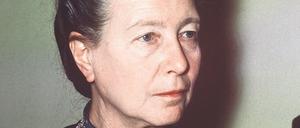 Die französische Schriftstellerin Simone de Beauvoir, hier auf einer Aufnahme von 1970. Sie starb im Alter von 78 Jahren am 14. April 1986 in Paris.
