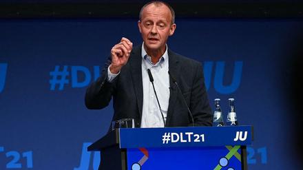 Friedrich Merz, hier beim Deutschlandtag der Jungen Union, genießt unter Unionsanhängern großen Rückhalt.