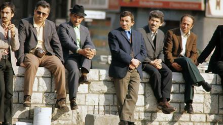 Türkische Arbeiter in Berlin-Kreuzberg in den 1970er Jahren
