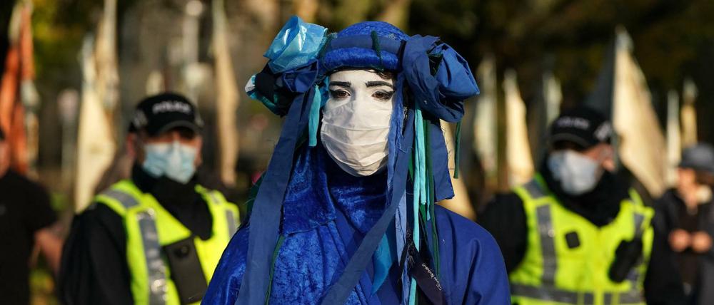 Demonstration für mehr Klimaschutz in Glasgow