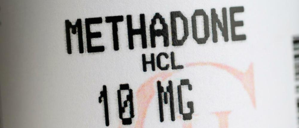 Ersatzmedikament für Heroin-Süchtige, eine Packung Methadon-Tabletten.