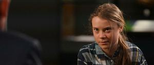 Klimaaktivistin Greta Thunberg bei der BBC