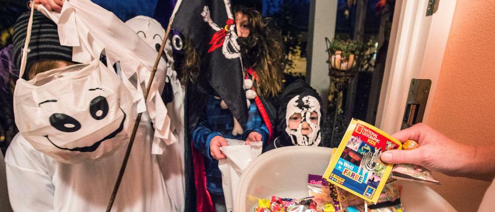 Zu Halloween ziehen viele Kinder von Haustür zu Haustür. In Magdeburg verteilte ein Mann Drogen statt Süßigkeiten. (Symbolbild)