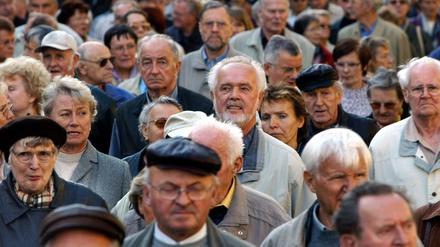 Die Gesellschaft altert. Archivbild.